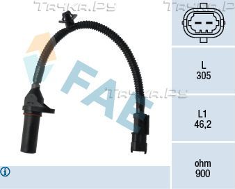 Датчик положения коленвала FAE для Kia Soul I 2009-2014. Артикул 79334