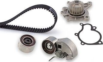 Помпа (водяной насос) с комплектом ремня ГРМ Gates PowerGrip® для Kia Carens I (RS) 2002-2005. Артикул KP15579XS-1