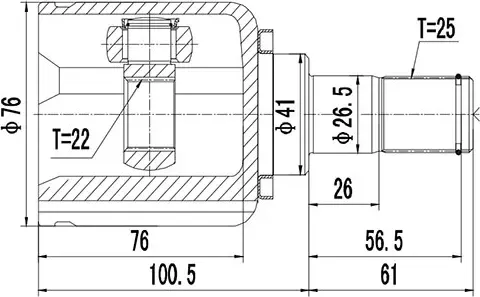 ШРУС (Zikmar). Артикул Z87840R
