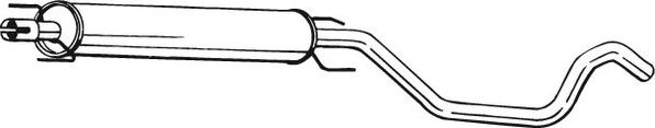 Глушитель Bosal для Opel Zafira B 2005-2019. Артикул 285-423