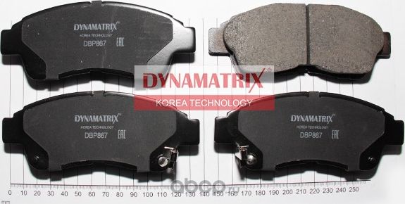 Колодки тормозные (Dynamatrix-Korea) Dynamatrix-Korea. Артикул DBP867