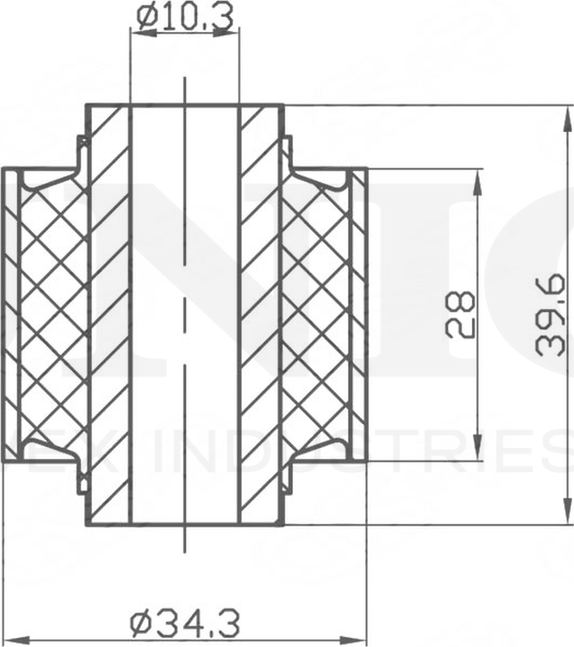 Сайлентблок рычага подвески (Unio). Артикул RMP-20161