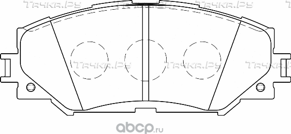 Тормозные колодки Toyota задние для Lexus SC II 2001-2010. Артикул 0446542160