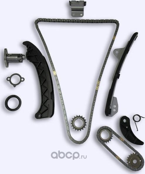 КОМПЛЕКТ ГРМ TOYOTA 1ZR-FE2ZR-FE 2-ЦЕПИ 2 НАТЯЖ (OSK). Артикул T057K