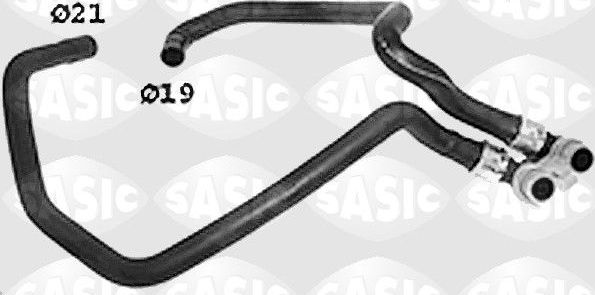 Патрубок радиатора (системы охлаждения) Sasic для Peugeot 306 1993-2002. Артикул SWH0509