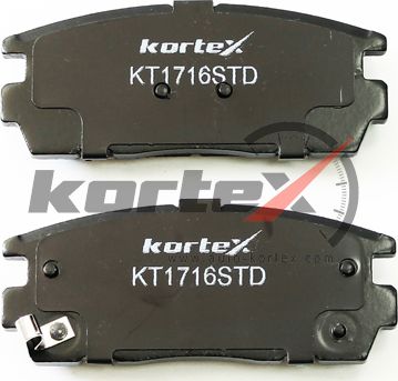 Колодки торм. CHEVROLET CAPTIVA 06-/OPEL ANTARA 06- задн.к-т (Kortex). Артикул KT1716STD