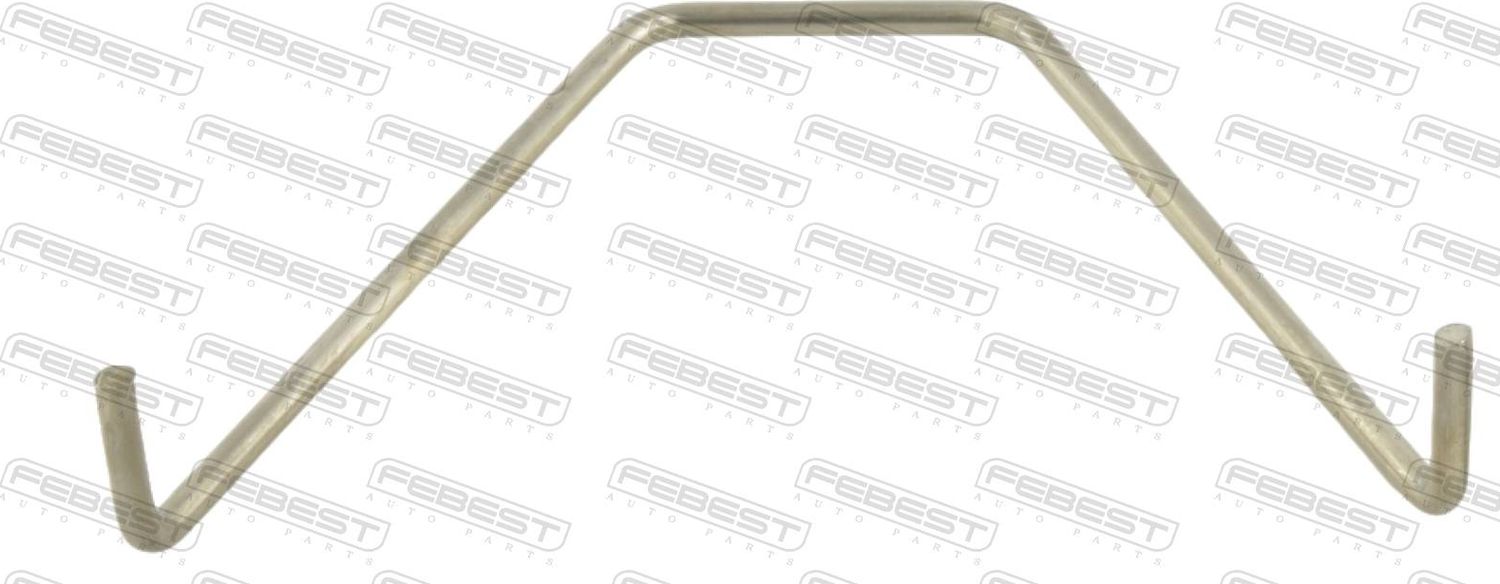 ПРУЖИНА ПРИЖИМНАЯ ТОРМОЗНЫХ КОЛОДОК Febest. Артикул 1203-001R