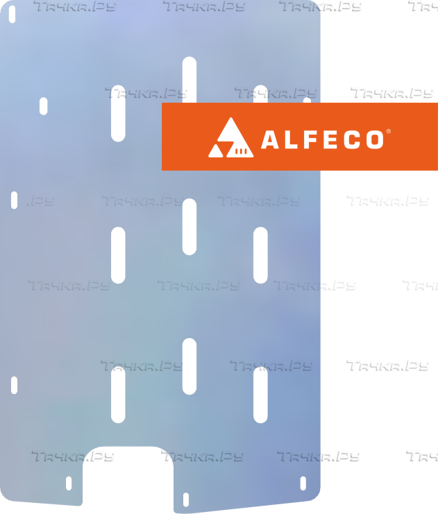 Защита алюминиевая Alfeco для АКПП BMW Х3 F25 2010-2017. Артикул ALF.34.22 AL4