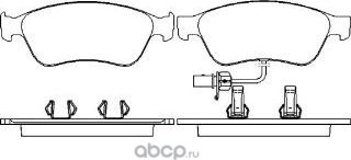 Тормозные колодки VAG. Артикул 4E0698151K