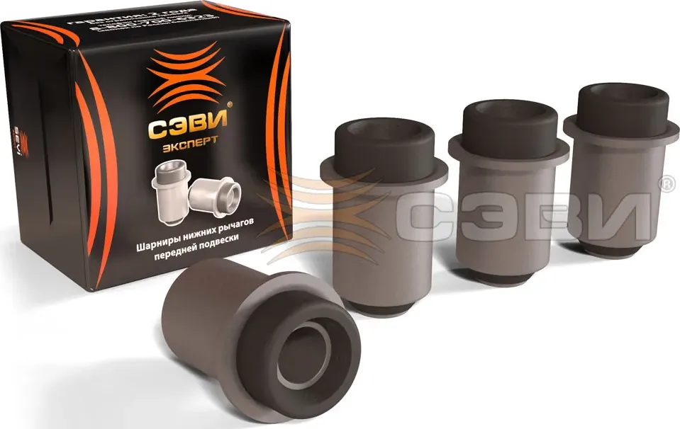 САЙЛЕНТБЛОК НИЖНИЙ 2120, 2121, 21213, 2131, 2123 (00-09) (СЭВИ) (Sevi). Артикул 1212