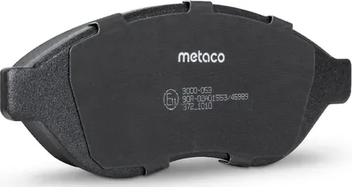 Колодки тормозные PSA/FIAT JUMPER/BOXER/DUCATO 07- 2.2D-3.0D передн. (Metaco). Артикул 3000053