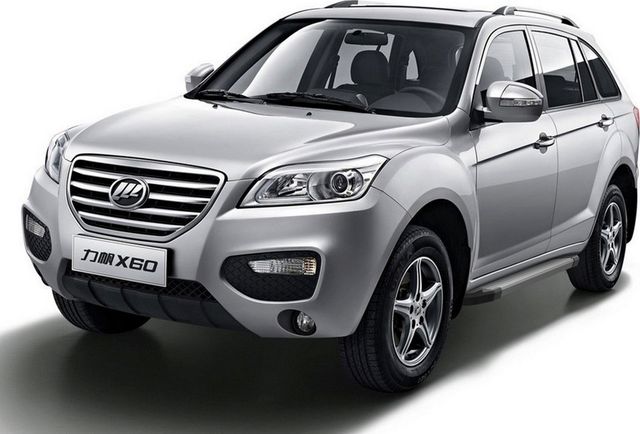 Пороги алюминиевые Rival Silver для Lifan X60 2012-2016. Артикул F160AL.3302.2