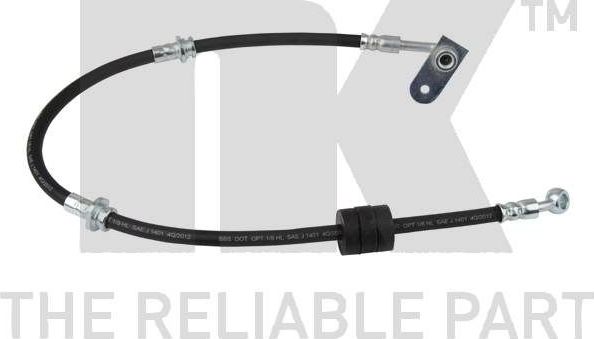 Тормозной шланг NK. Артикул 855219