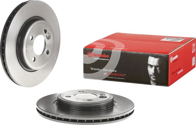 Тормозной диск Brembo UV Coated передний для MINI Hatch I ((R50, R53) 2001-2006. Артикул 09.8655.11