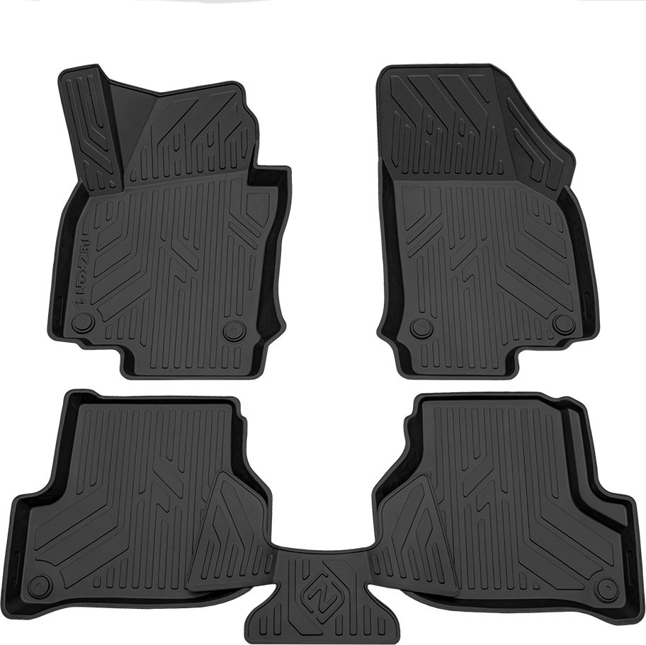 Коврики полиуретанновые Rezkon для салона Skoda Octavia А5 2009-2013. Артикул 0530010100