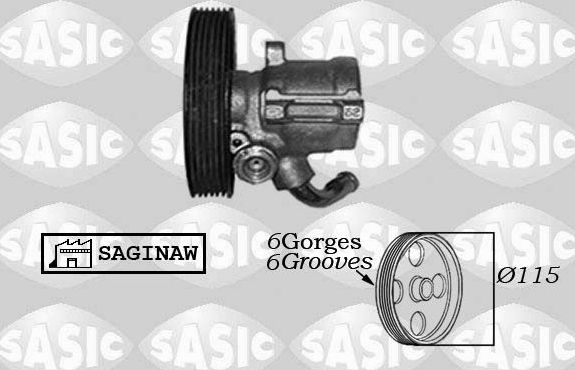 Насос ГУР Sasic для Peugeot 306 1993-2002. Артикул 7070005