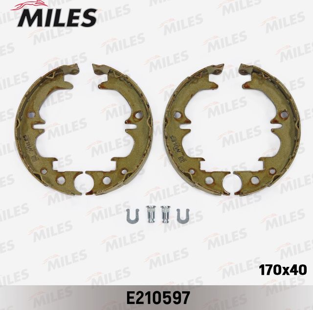 Тормозные колодки (стояночная тормозная система) Miles. Артикул E210597
