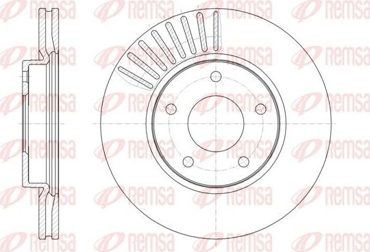 Тормозной диск Remsa. Артикул 61466.10