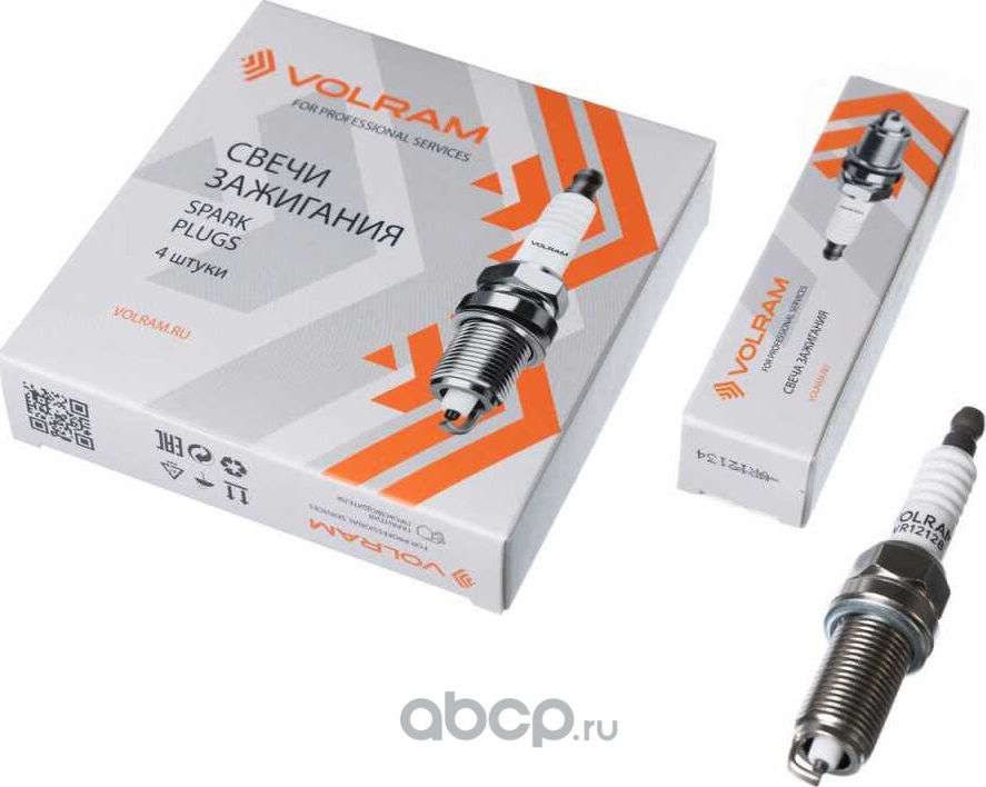 СВЕЧА ЗАЖИГАНИЯ CITROEN C2, C3 1.6 03-/C4 1.6 16V -11 PEUGEOT 307 1.6 16V -09 (Volram). Артикул VR12128