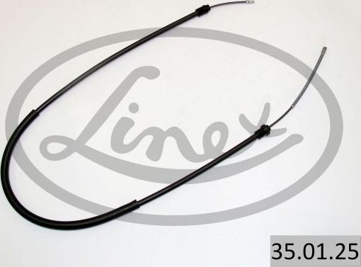 Трос ручника (тросик ручного тормоза) Linex передний левый для Renault Clio II 1998-2013. Артикул 35.01.25