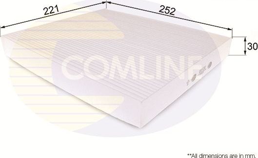 Салонный фильтр Comline для Hyundai Sonata V (NF) 2005-2010. Артикул EKF210