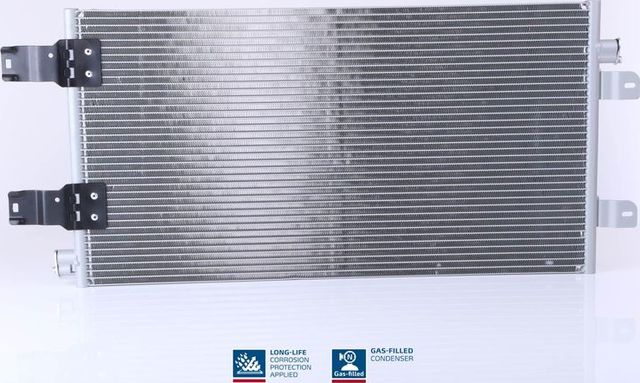 Радиатор кондиционера (конденсатор) Nissens (алюминий) для Renault Master II 2006-2010. Артикул 940186