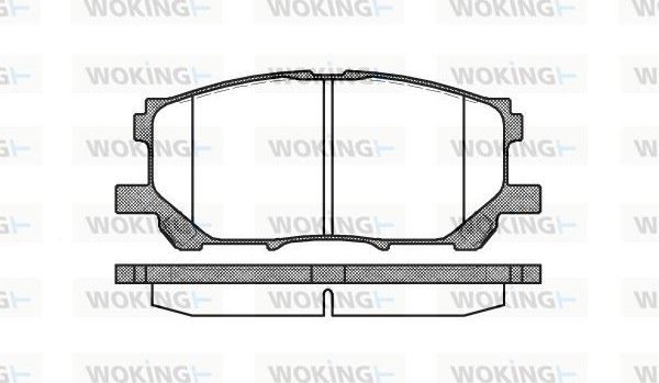 Тормозные колодки Woking. Артикул P11393.00