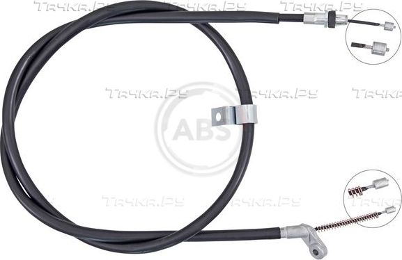Трос ручника (тросик ручного тормоза) ABS. Артикул K16044