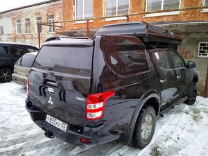 Крыша (кунг) кузова АВС-Дизайн для Mitsubishi L200 2015-2026 с двойной кабиной. Под покраску, 1 дверь. Артикул ABC.MCCL200.BR.06P