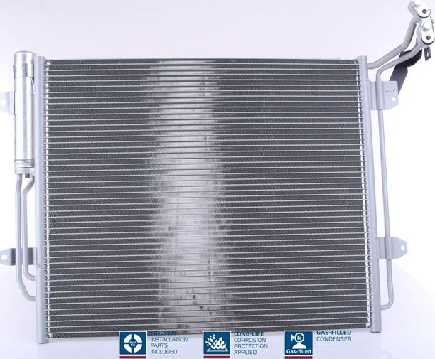 Радиатор кондиционера (конденсатор) Nissens (алюминий). Артикул 940256