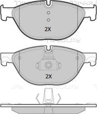 Тормозные колодки Fremax передние для BMW 7 V (F01/F02/F04) 2008-2015. Артикул FBP-1932