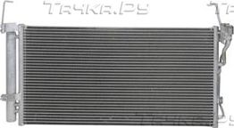 Радиатор кондиционера (конденсатор) Zentparts. Артикул Z19187