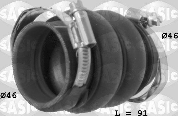 Патрубок интеркулера Sasic для Citroen C4 I 2004-2011. Артикул 3330008