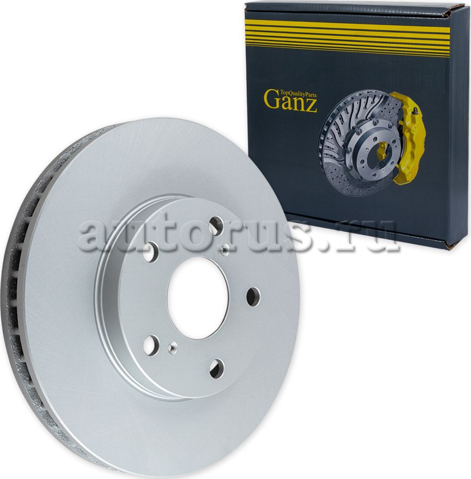 Диск тормозной передний с покрытием (Ganz). Артикул GIJ06118