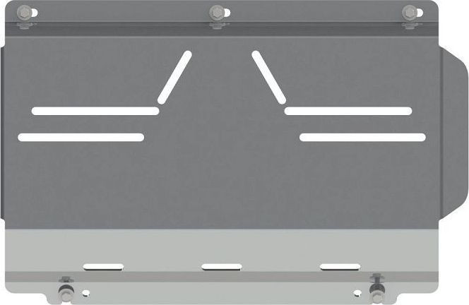 Защита алюминиевая Шериф (5 мм) для радиатора Mitsubishi L200 IV Triton 2006-2015. Артикул 14.2841