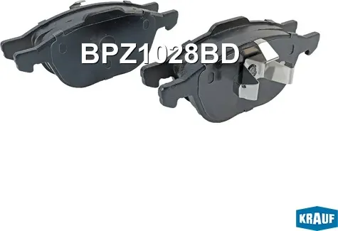 Колодки тормозные дисковые Krauf. Артикул BPZ1028BD
