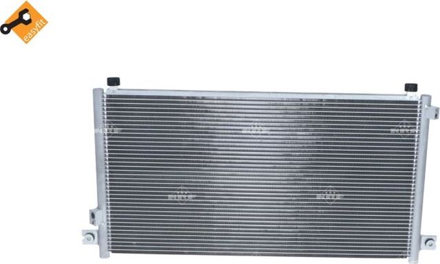 Радиатор кондиционера (конденсатор) NRF (алюминий) для Nissan Patrol Y61 1997-2026. Артикул 35574