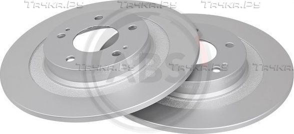 Тормозной диск ABS COATED задний для Citroen C4 Aircross 2012-2017. Артикул 18312