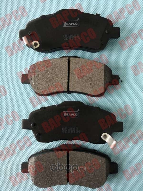 Колодки тормозные дисковые пер. TOYOTA AVENSIS (_T25_) 03-08 COROLLA (Bapco) Bapco. Артикул BP0562