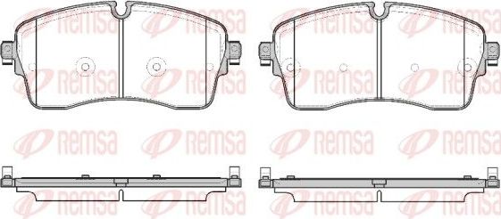 Тормозные колодки Remsa. Артикул 1815.00