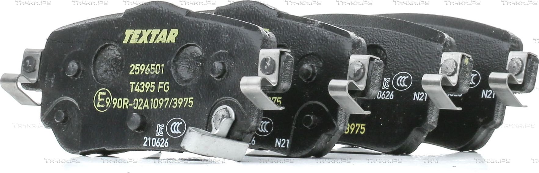 Тормозные колодки Textar задние для Nissan Qashqai II 2013-2026. Артикул 2596501