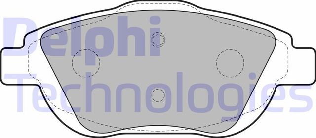 Тормозные колодки Delphi (Low-Metallic). Артикул LP2164