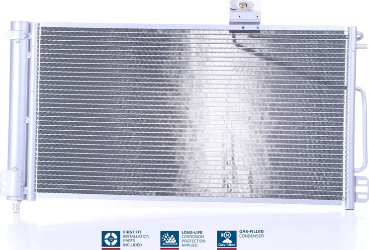 Радиатор кондиционера (конденсатор) Nissens (алюминий). Артикул 94544