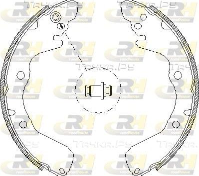 Тормозные колодки RoadHouse задние для Mitsubishi Space Runner I 1991-1999. Артикул 4645.00