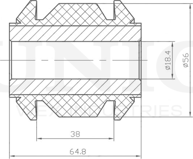 Сайлентблок рычага подвески (Unio). Артикул RMP-20506