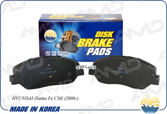 колодки тормозные дисковые перед (AMD). Артикул AMDBF134