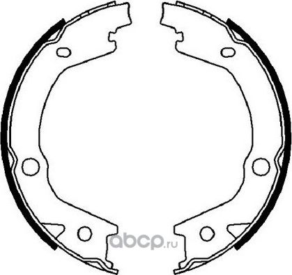 Комплект колодок барабанных (Dynamatrix-Korea). Артикул DBS4021