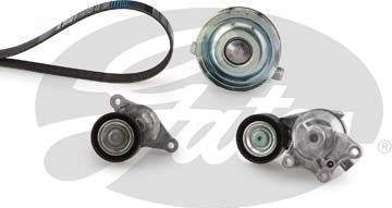 Приводной ремень поликлиновой с роликами (комплект) Gates Micro-V® E-START™. Артикул K036PK1020EST