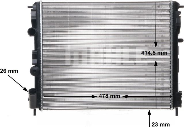 Радиатор охлаждения двигателя Mahle Behr для Renault Symbol ll 2008-2014. Артикул CR 36 000S