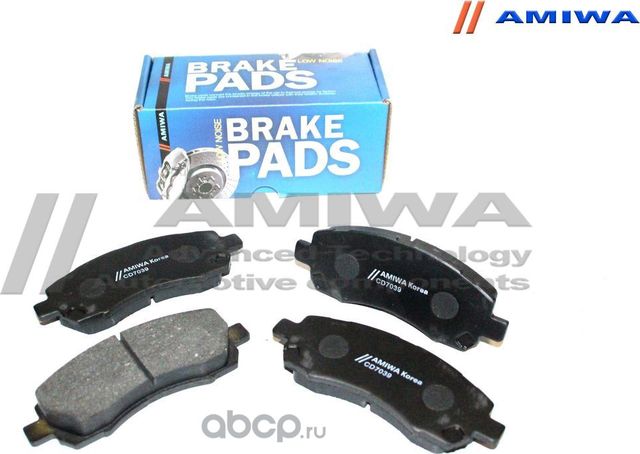 Колодки тормозные передние (Amiwa). Артикул CD7039